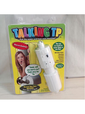 Recordable Pull Paper TP Spindle Funny Message